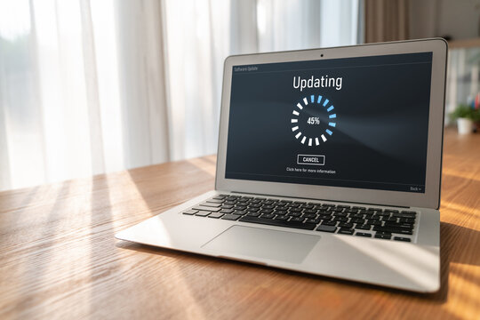 Software update on computer for modish version of device software upgrade