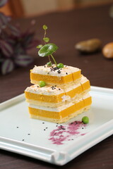 Chinese cuisine, Cantonese cuisine, pumpkin egg tarts