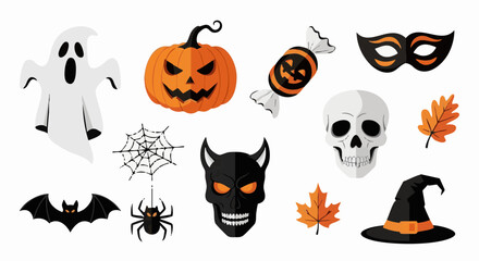 Vector illustration halloween bundle
