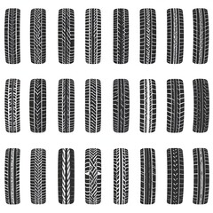 Various tire treads