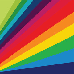 simple rainbow colorful abstract background design