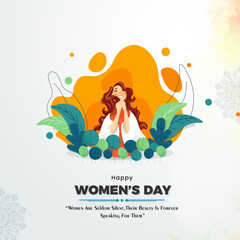 International Women’s Day Poster Design – Empowerment, Equality, and Celebration Concept