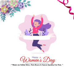 International Women’s Day Poster Design – Empowerment, Equality, and Celebration Concept