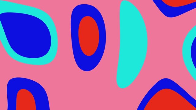Abstracts Liquid_ Dynamic flow of vibrant colors in abstract animation creating a visually stimulating and modern background