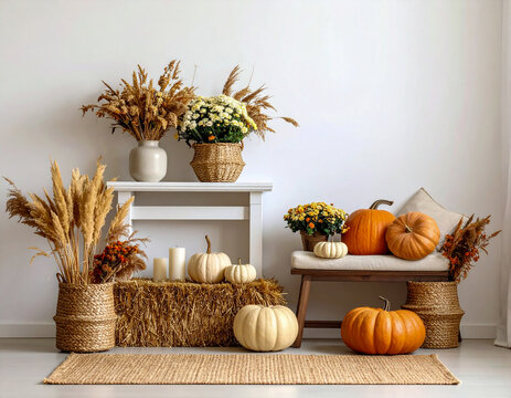 Graphic Depiction of Autumn Decor 128