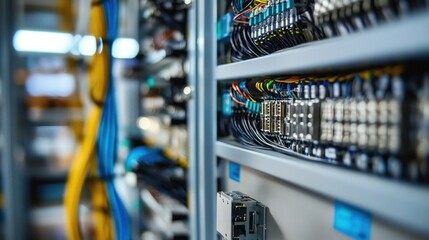 Electrical equipment closeup