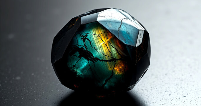 diamond on black background - Powered by Adobe