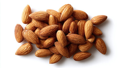 Fototapeta premium Almond top view 