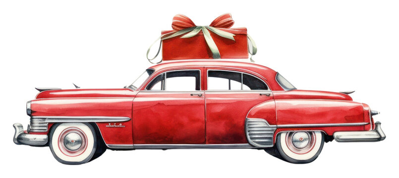 PNG  Vintage car vehicle transportation automobile.