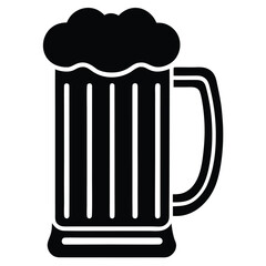 beer mug vector icon