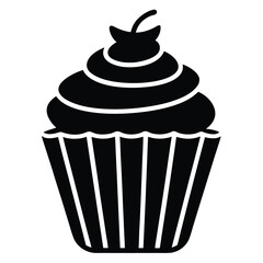 cupcake vector icon