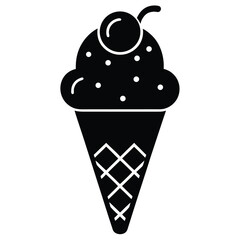 ice cream vector icon