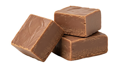 Isolated Fudge Pieces