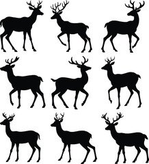 Deer Silhouette Vector