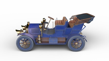 ヴィンテージカー　3DCGレンダリング