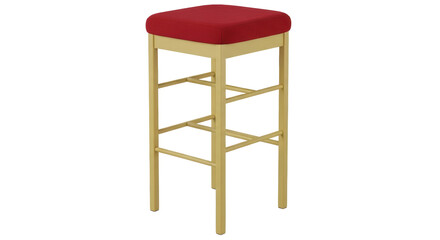 Isolated High Chair on White Background