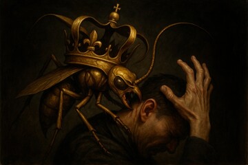 Power as a Bite – Symbolic Illustration of Control and Corruption