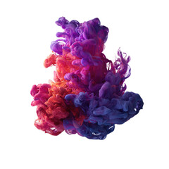 Obraz premium Vibrant ink explosion in vibrant colors