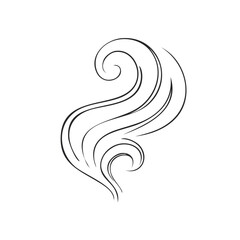 Elegant Swirls Artistic Abstract Waves Design Decorative Curves Shapes Element