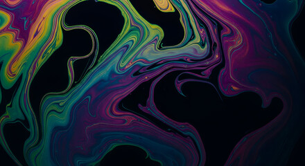 Obraz premium Abstract Fluid Texture Background Vibrant Swirl Pattern Art Design. Colorful modern backdrop with dynamic movement and smooth waves evokes creativity and artistry.
