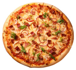 PNG Pizza food white background zwiebelkuchen.