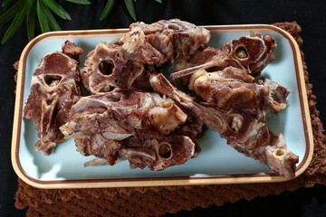 Chinese cuisine, Cantonese cuisine, braised lamb and scorpion