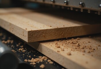 Hardwood flooring mill cutting operation with tongue-and-groove technique