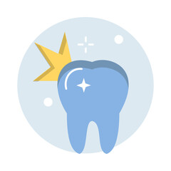 Tooth Icon. Vector Design