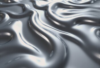 Abstract gallium background showcasing the unique properties of low melting point metal