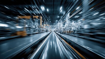 High-Speed Industrial Production Line: A Glimpse into Modern Manufacturing