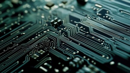 Circuit Board Close-up: Technological Intricacies