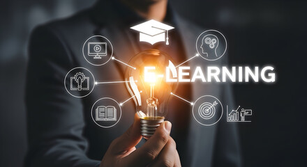 Unlock knowledge with a bright idea, empowering e-learning and personal growth.