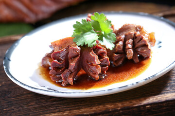 Chinese food, Cantonese food, Red-Stewed Duck gizzard