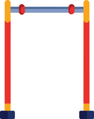Simple horizontal bar for gymnastics or exercise
