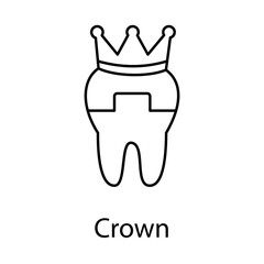 Crown Icon. Vector Design