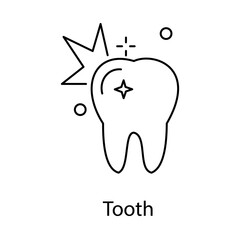 Tooth Icon. Vector Design