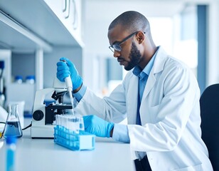 Scientist working in a lab (3)