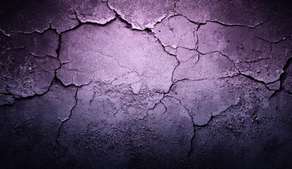Cracked purple wall texture background