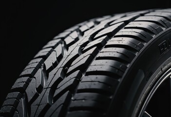 Close-up of a tire mold showcasing a detailed tread pattern impression
