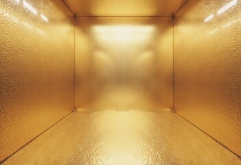 Abstract gold background with pure metal reflectivity and luxury appeal