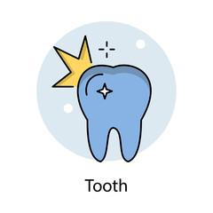 Tooth Icon. Vector Design