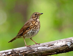 Small bird perched on branch