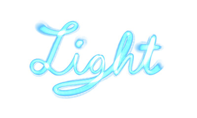 Handwritten lettering of the word 