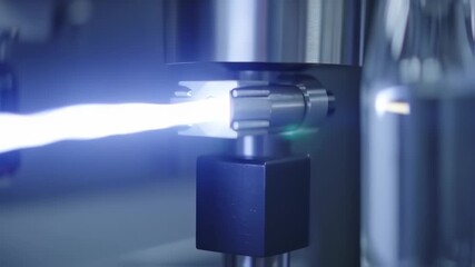 Sophisticated depiction of advanced plasma technology used in scientific research