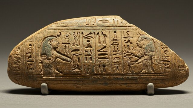 Ancient Egyptian Hieroglyphic Tablet