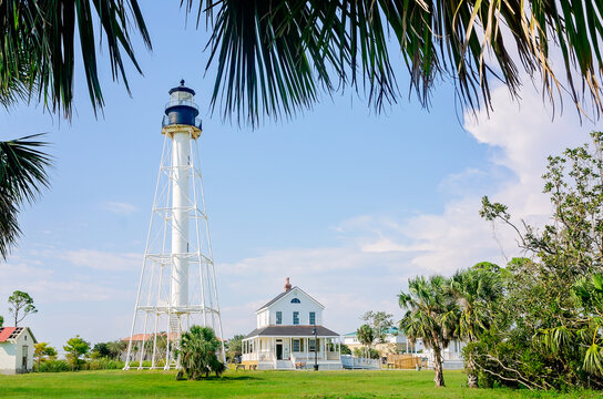 Cape San Blas Lighthouse in Port St. Joe Florida