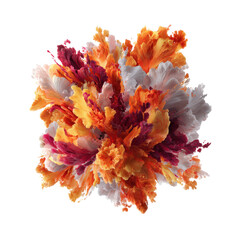 Naklejka premium Abstract explosion of swirling colors