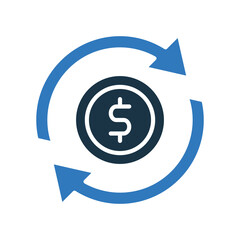 Continuity mixed color icon