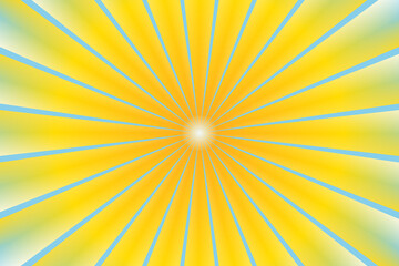 Obraz premium Gradient Sunburst Explosion with Radiating Lines in Vibrant Colors