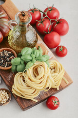 Ingredients  traditional Italian cuisine